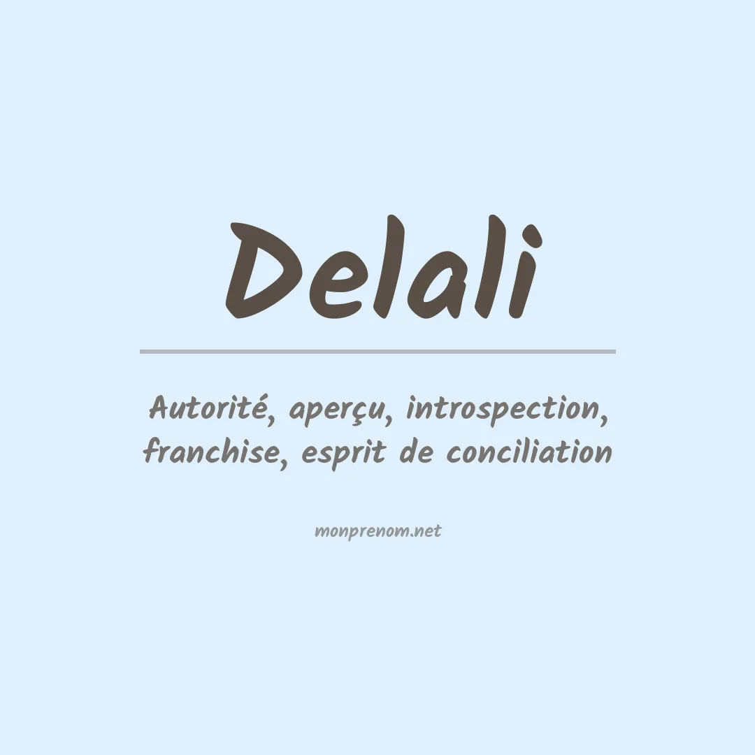 Prénom Delali