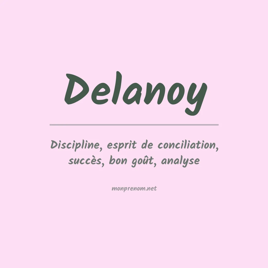 Prénom Delanoy