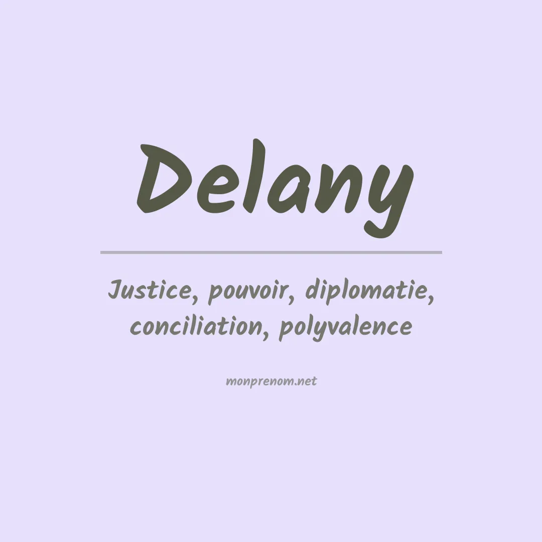 Prénom Delany