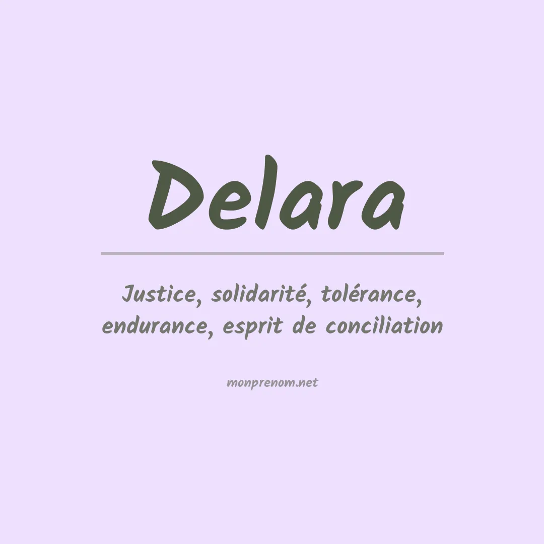 Prénom Delara