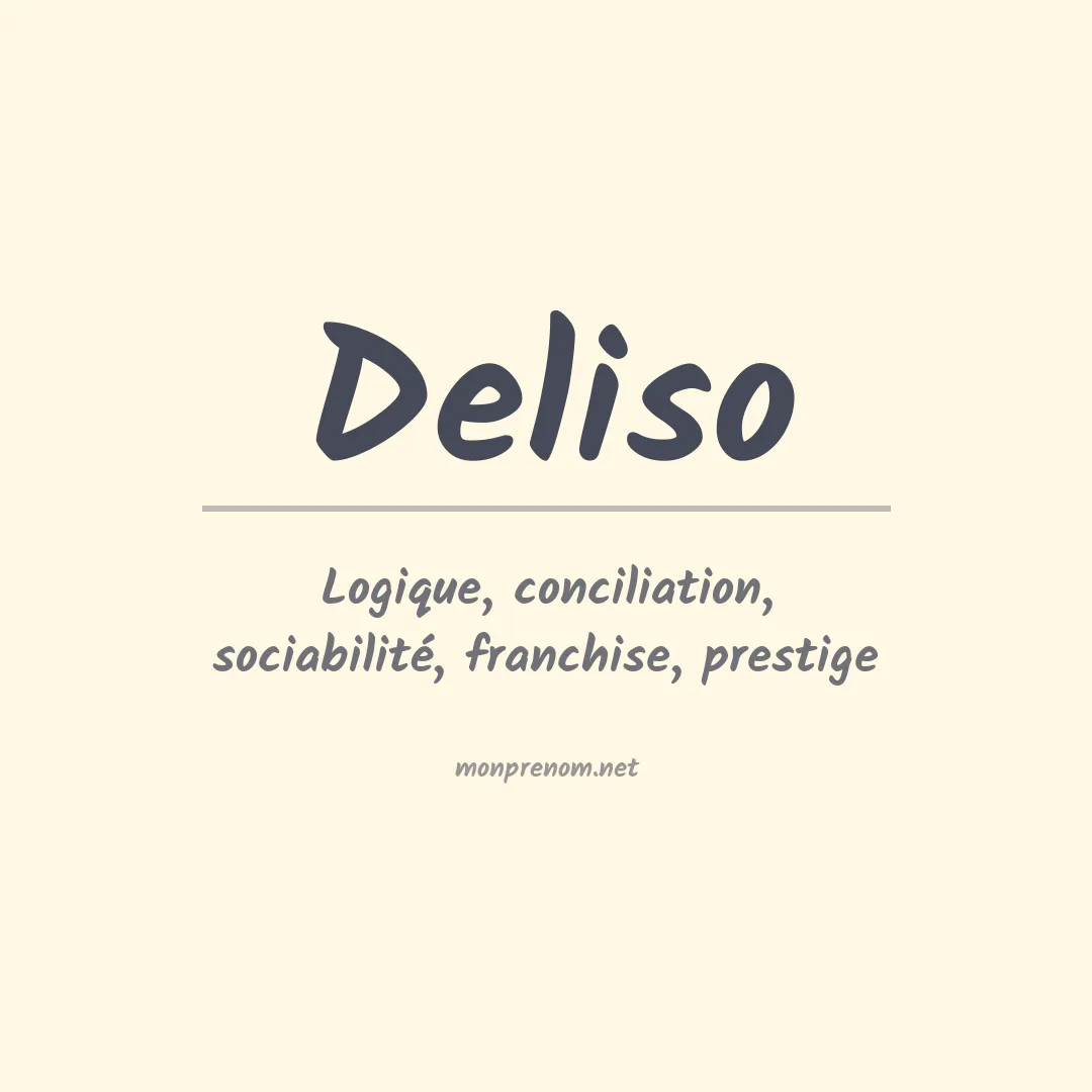 Prénom Deliso