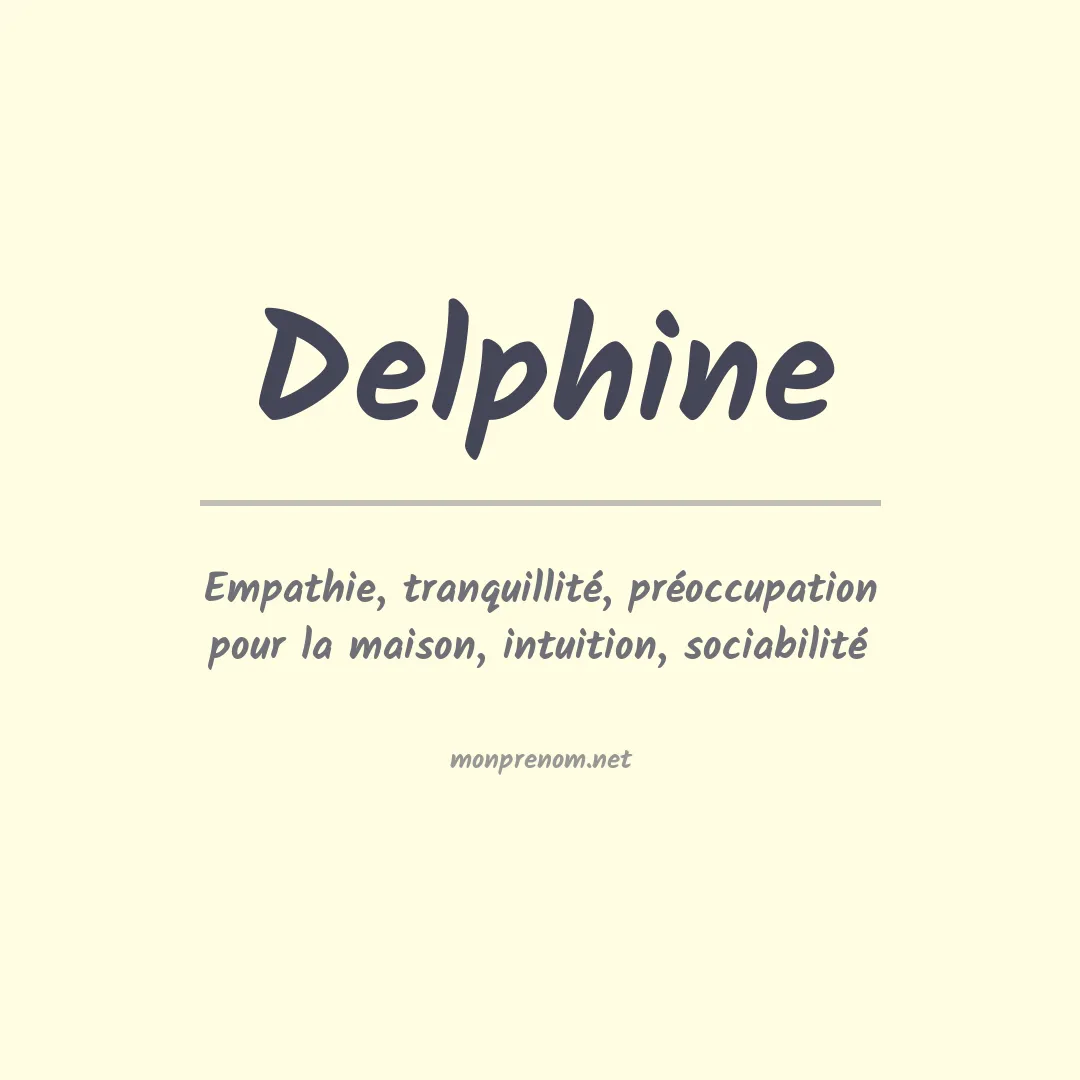 Prénom Delphine