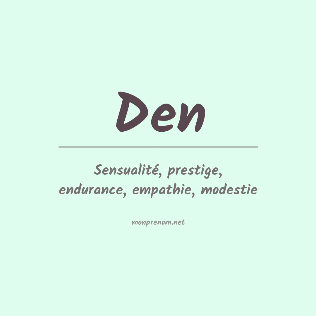 Prénom Den