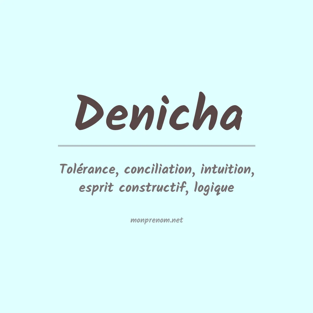 Signification du prénom Denicha