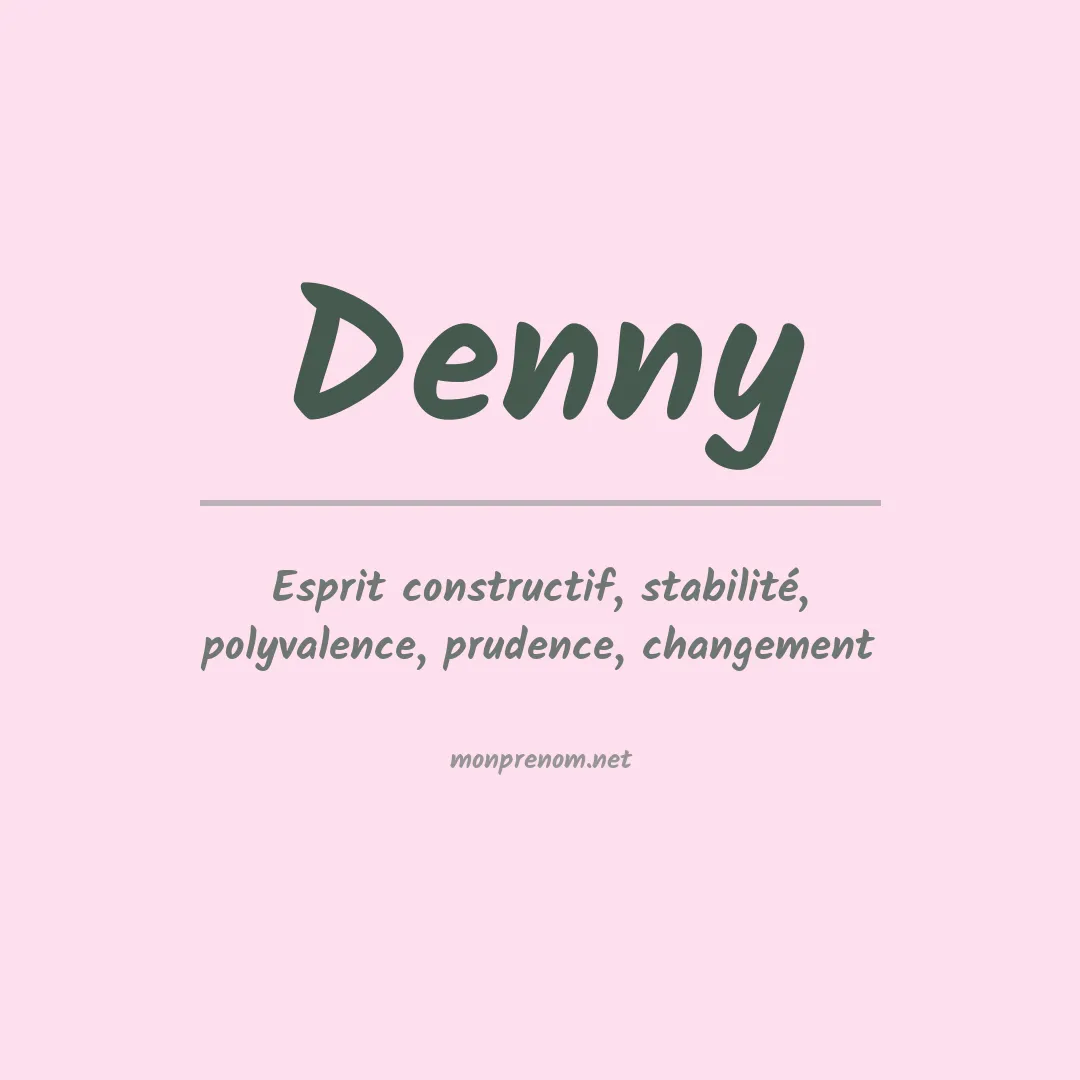 Prénom Denny