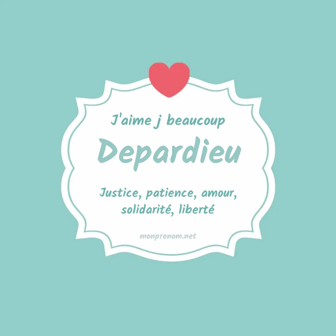 J'aime beaucoup Depardieu