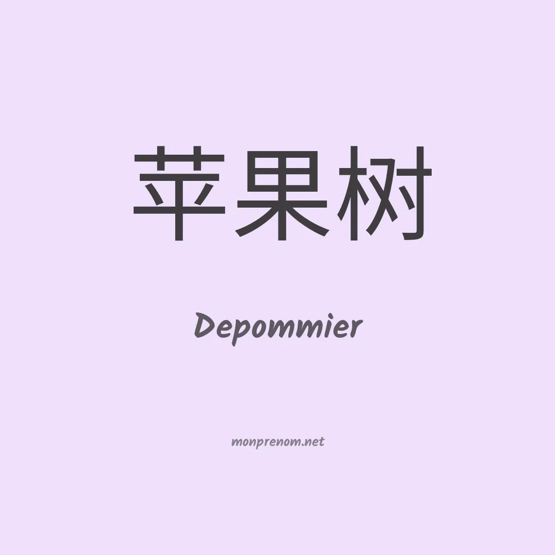 Depommier en chinois