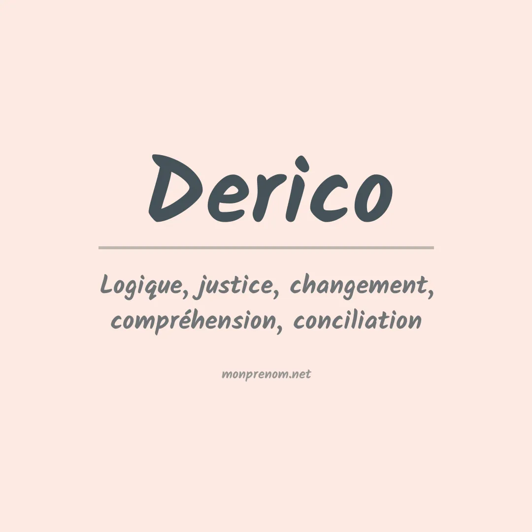 Prénom Derico