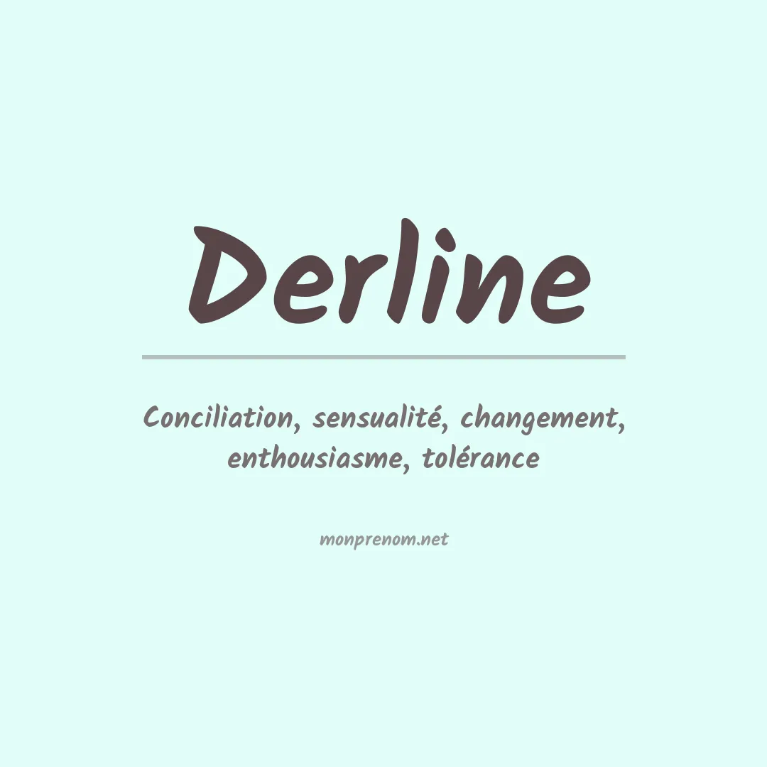 Prénom Derline