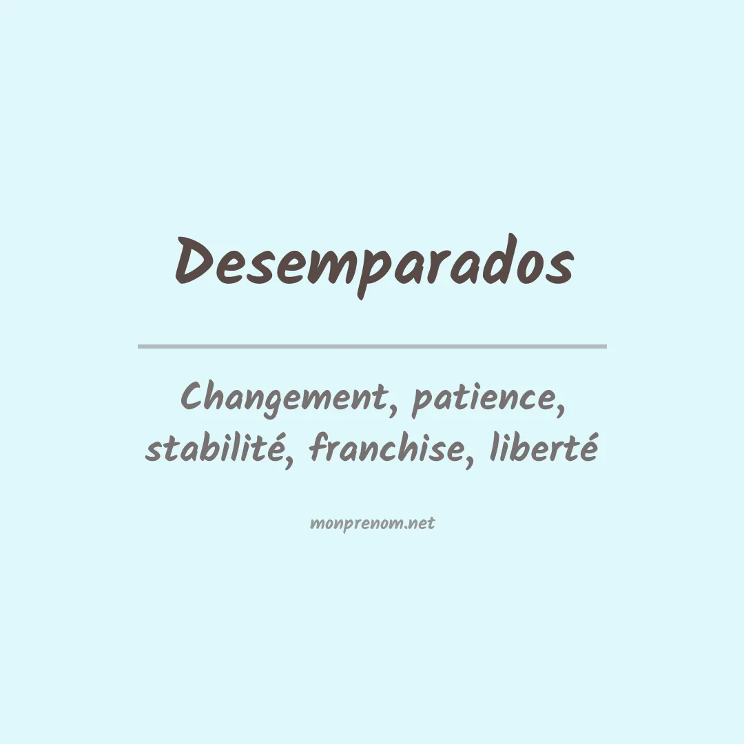 Prénom Desemparados