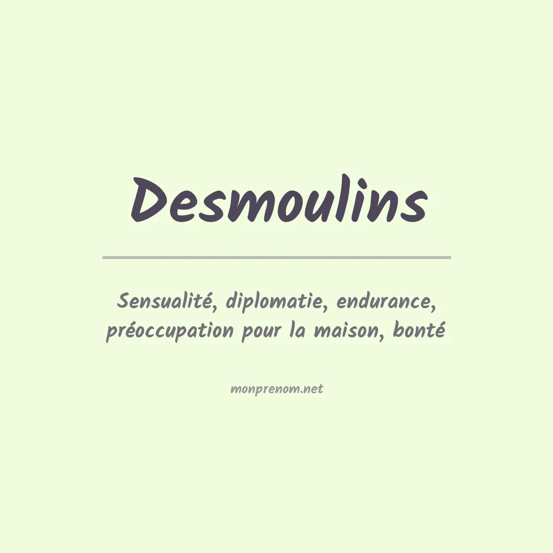 Prénom Desmoulins
