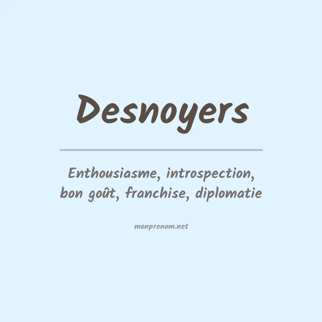 Prénom Desnoyers