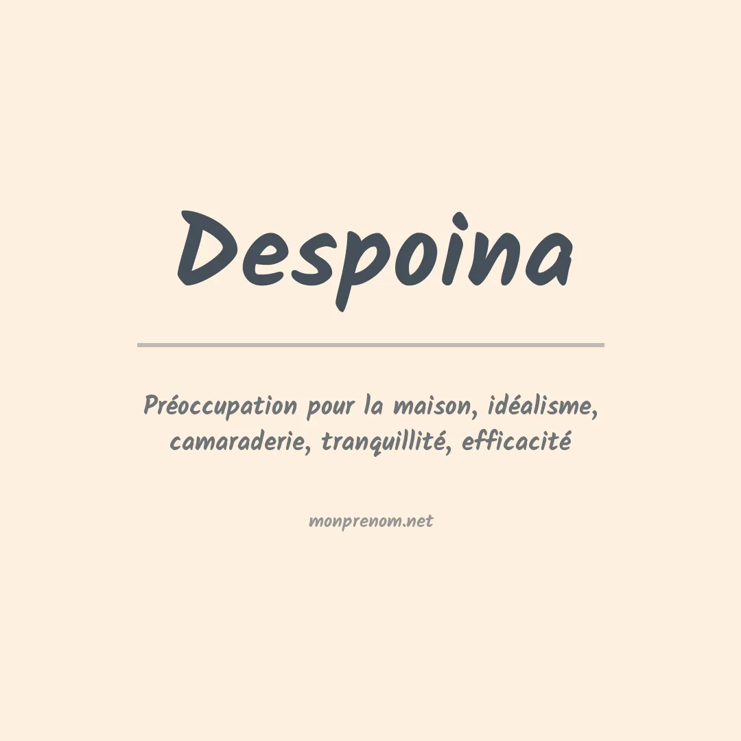 Prénom Despoina