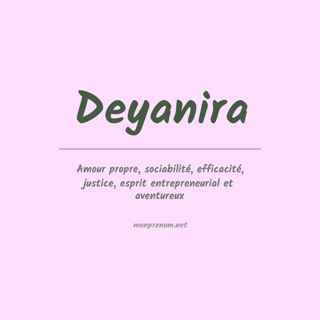 Prénom Deyanira