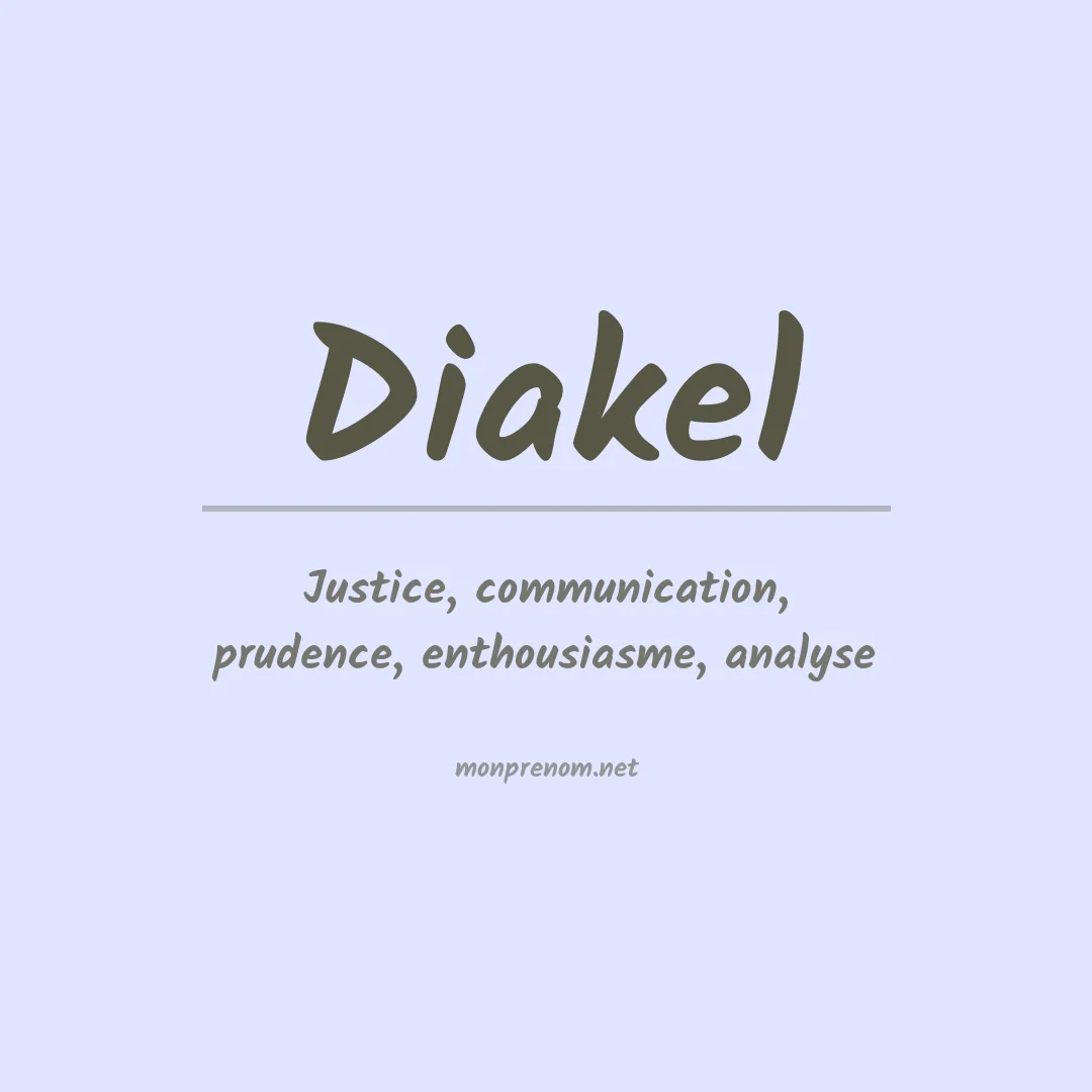 Prénom Diakel