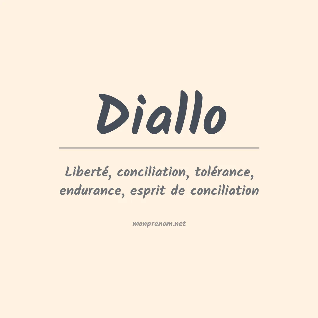 Prénom Diallo
