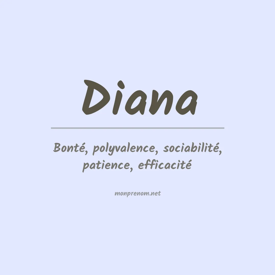 Prénom Diana