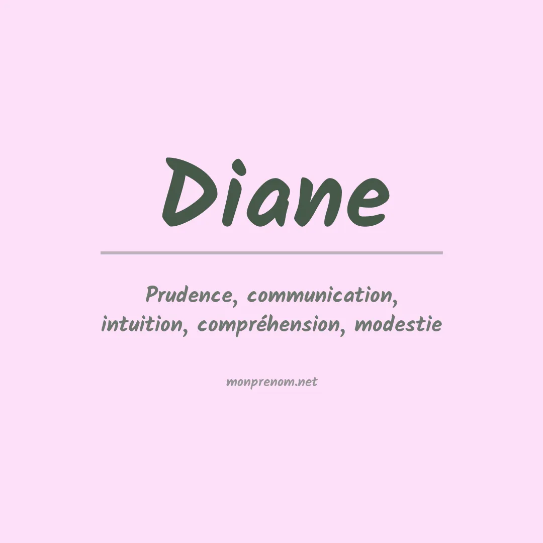 Prénom Diane