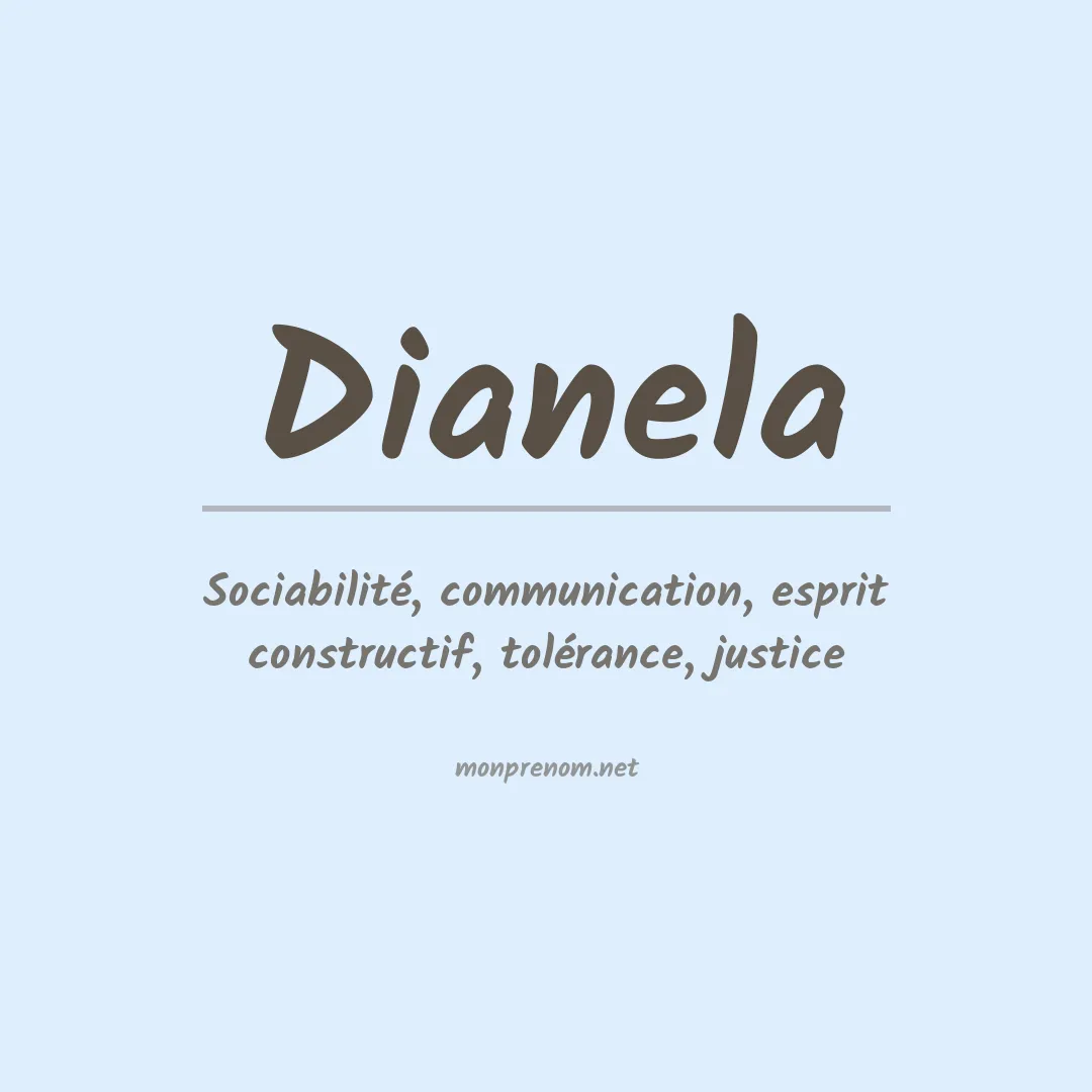 Prénom Dianela