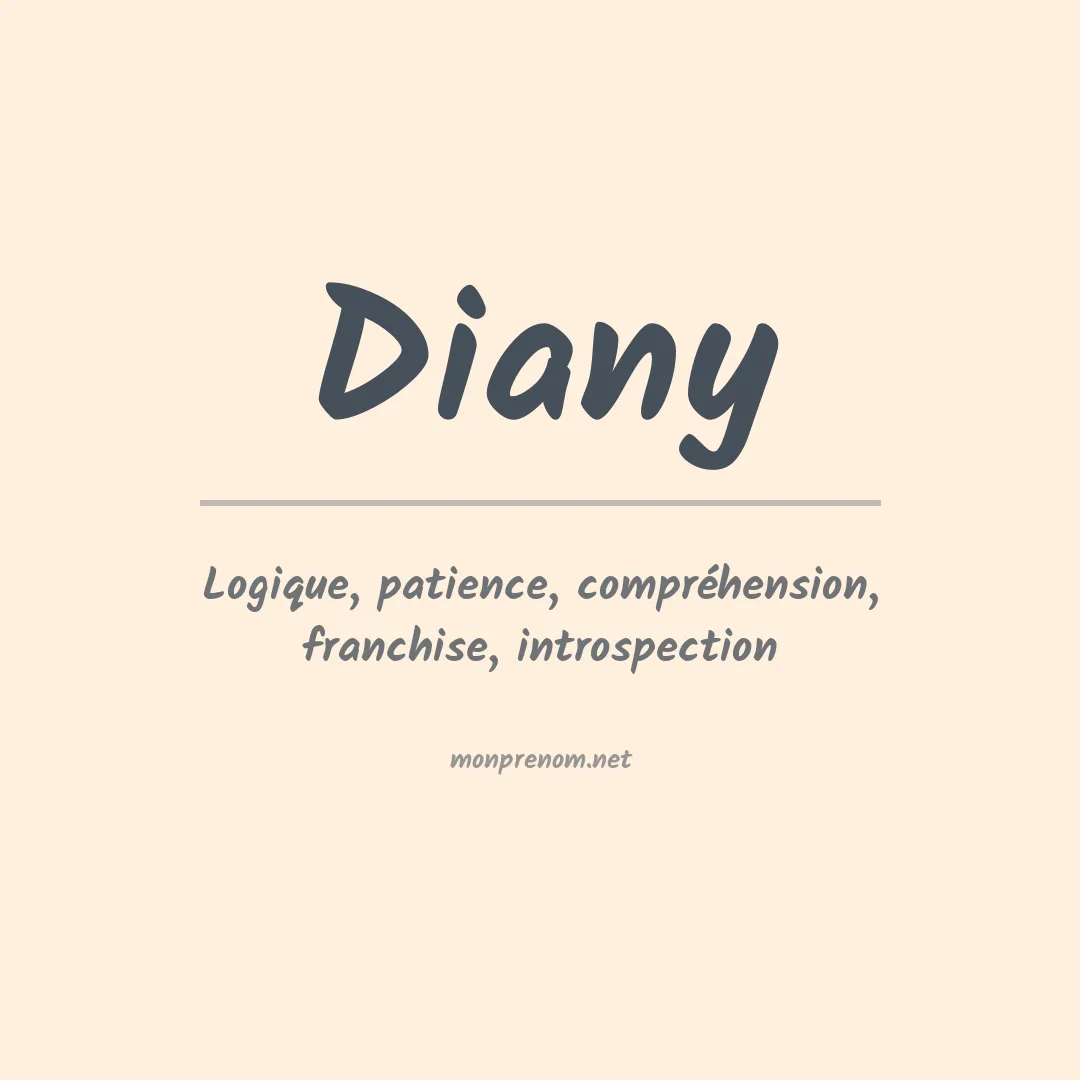 Prénom Diany