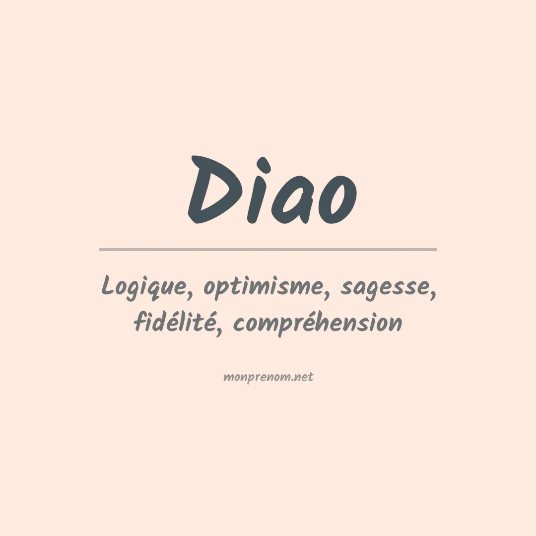 Prénom Diao
