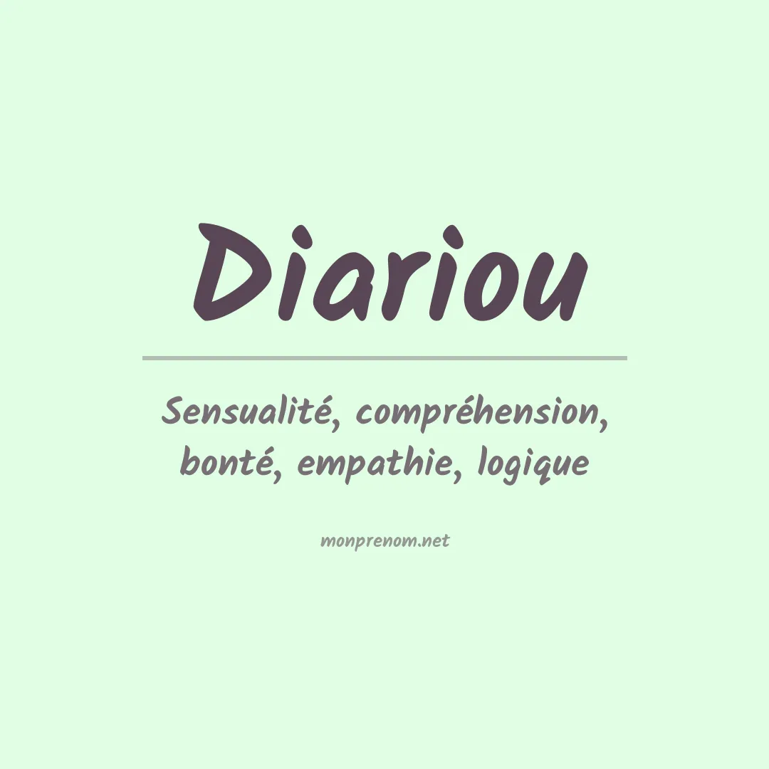 Prénom Diariou