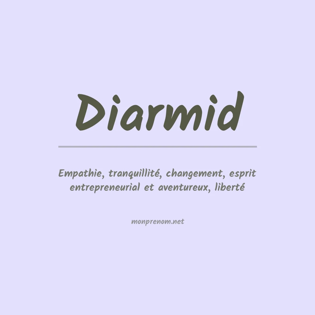 Prénom Diarmid