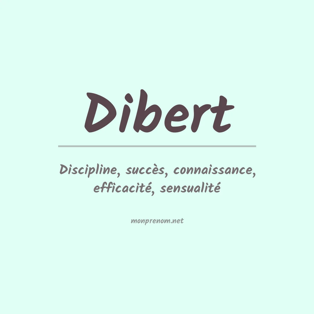 Prénom Dibert