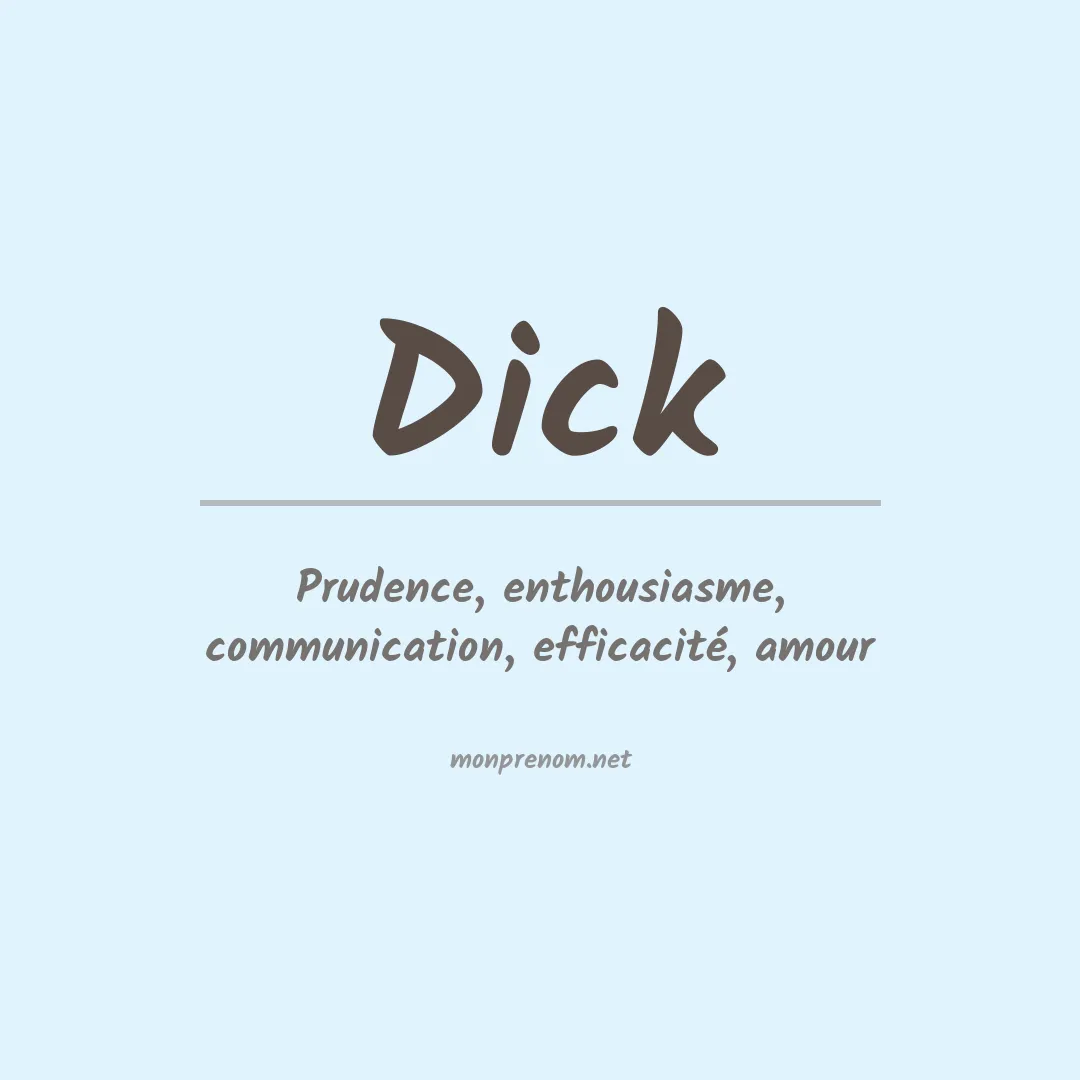 Prénom Dick