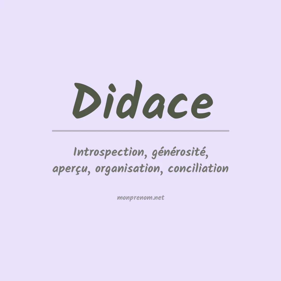 Prénom Didace