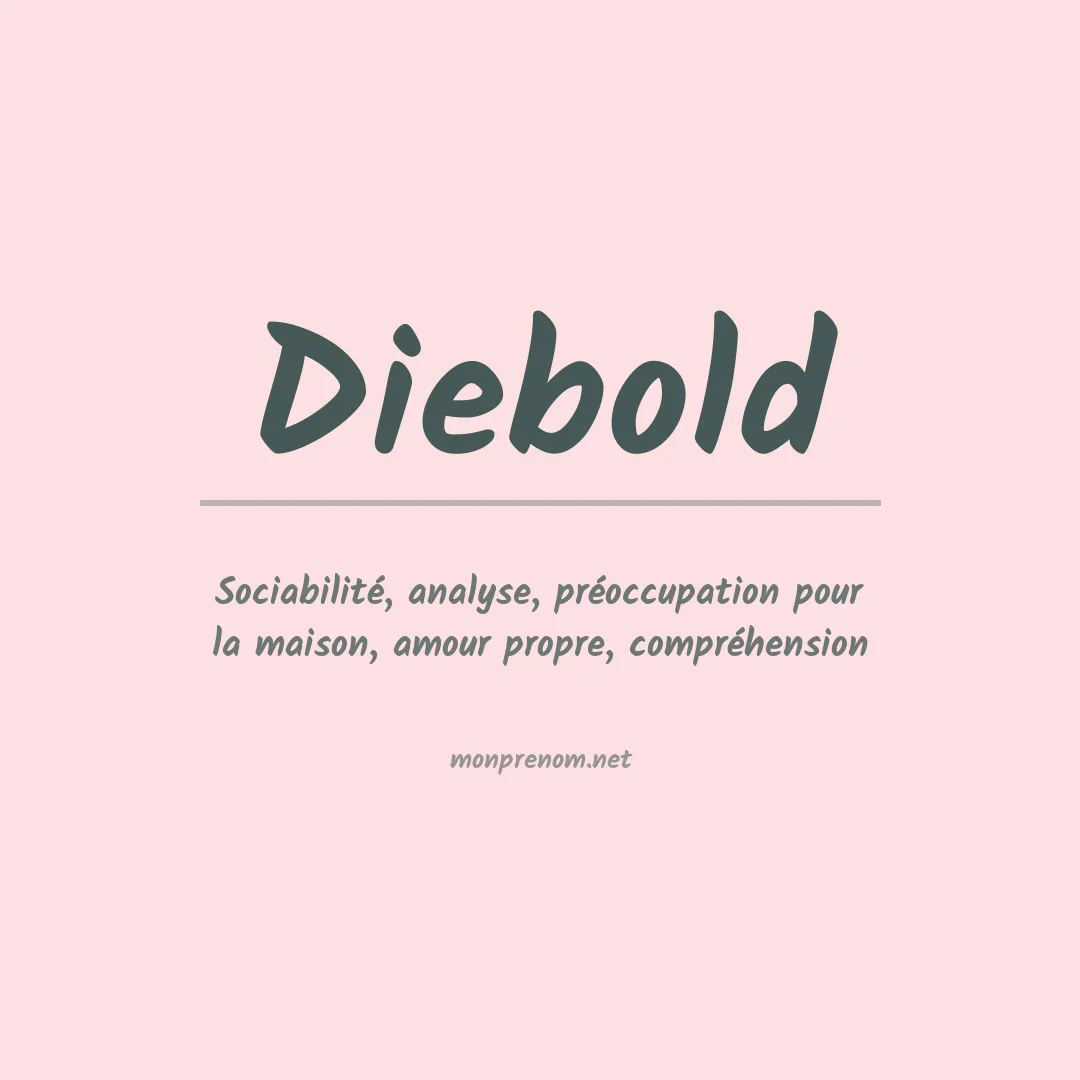 Prénom Diebold