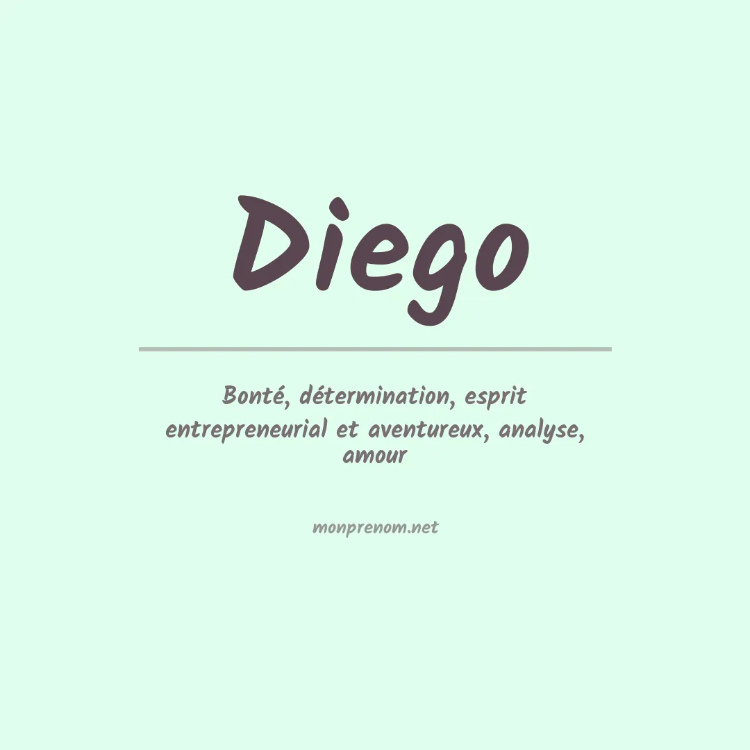 Prénom Diego