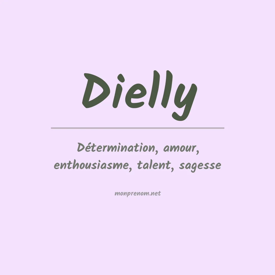 Prénom Dielly