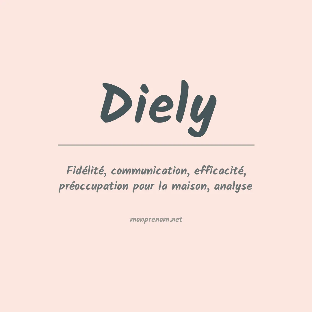 Prénom Diely