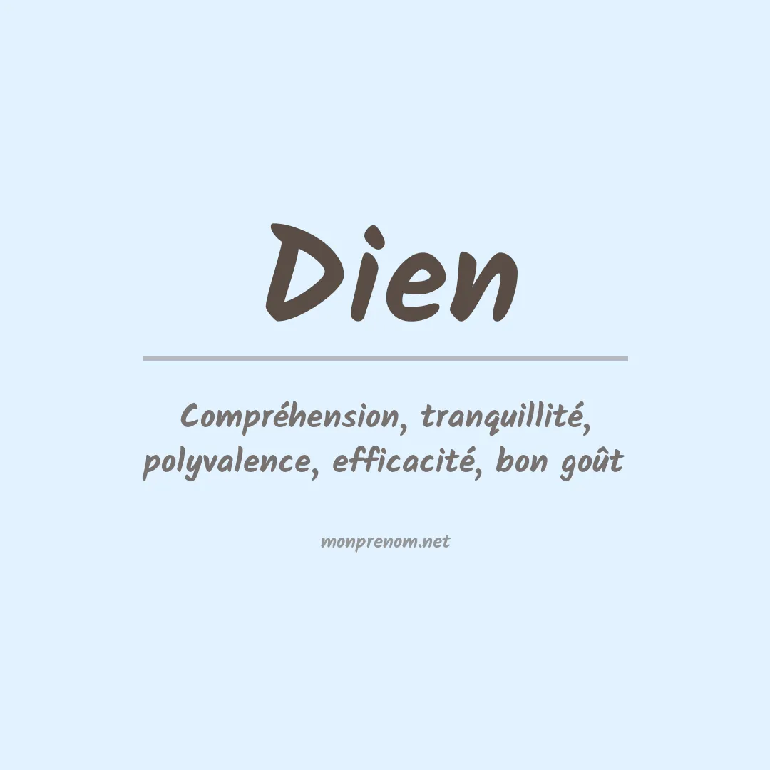Prénom Dien