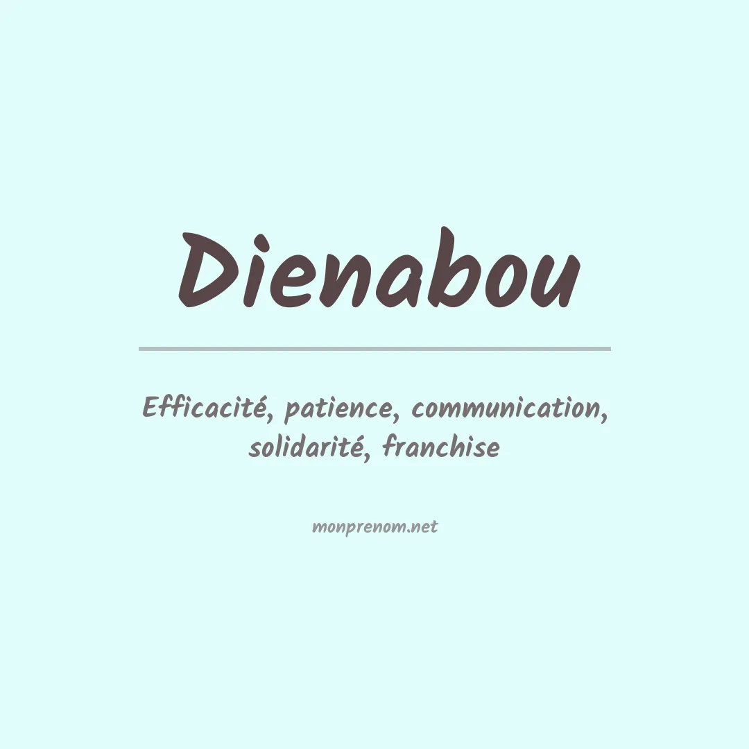 Signification du prénom Dienabou