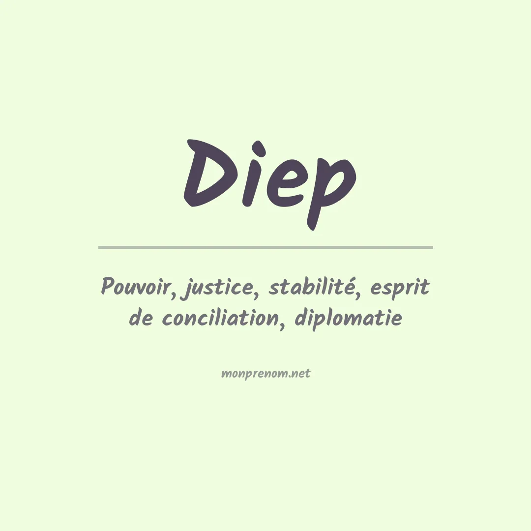 Prénom Diep