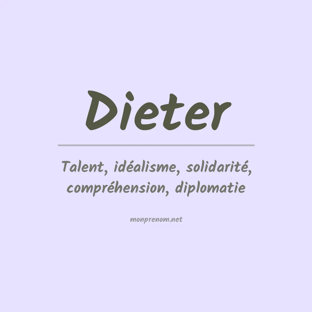 Prénom Dieter