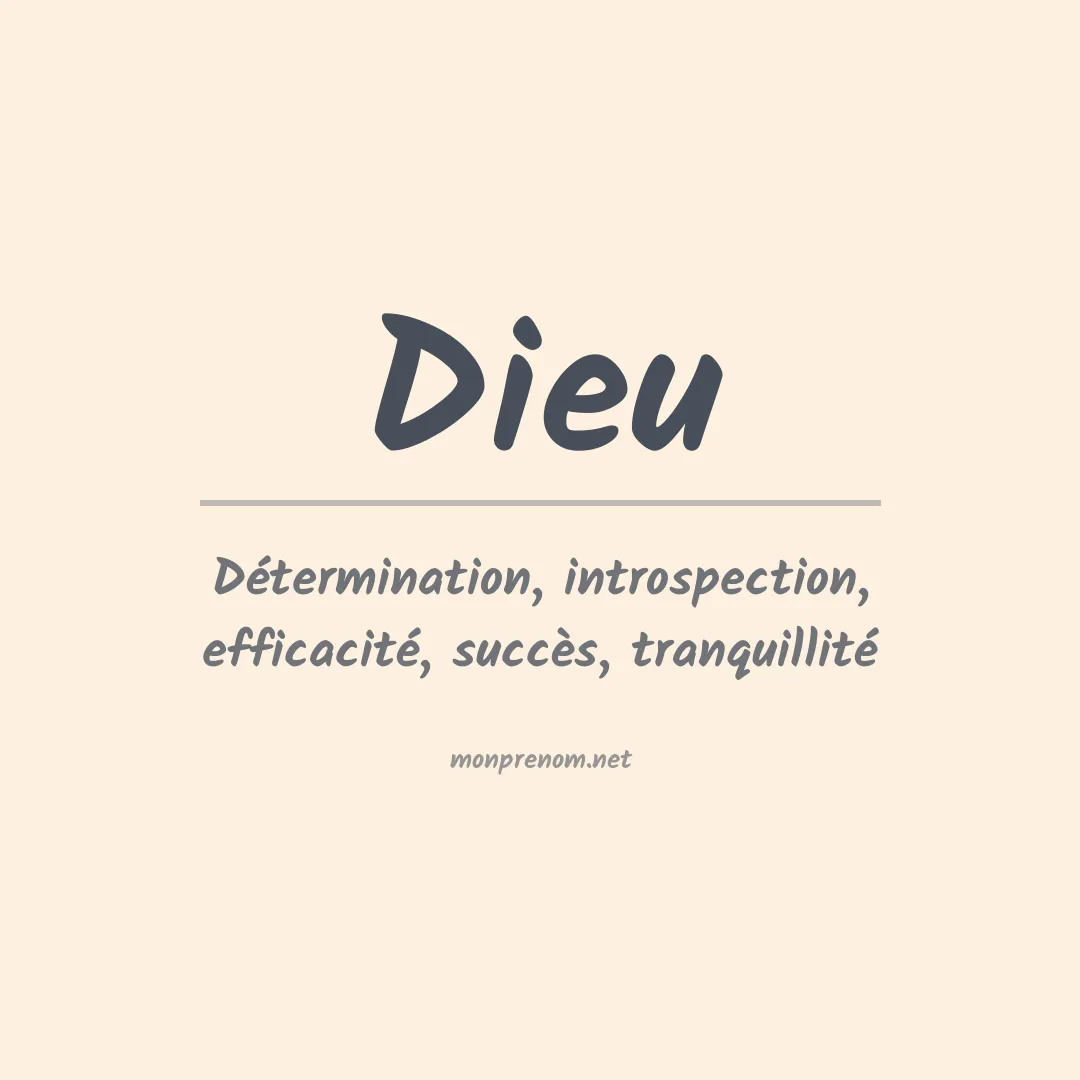 Prénom Dieu
