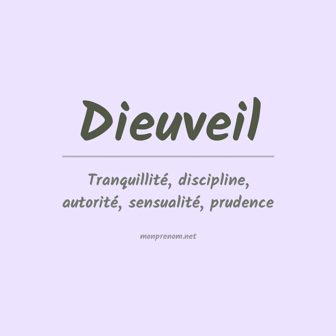 Signification du prénom Dieuveil
