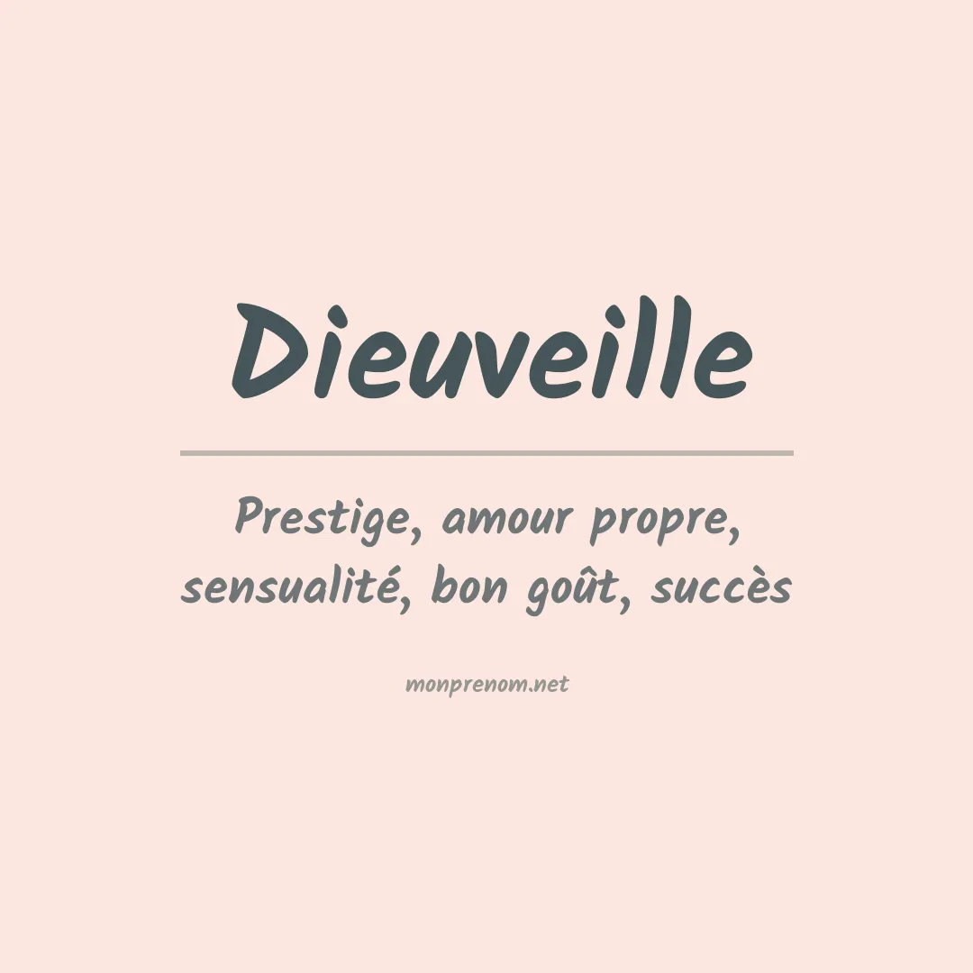 Signification du prénom Dieuveille