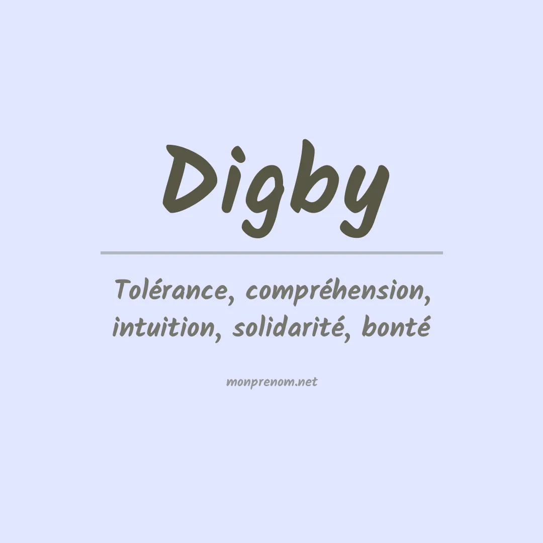 Prénom Digby