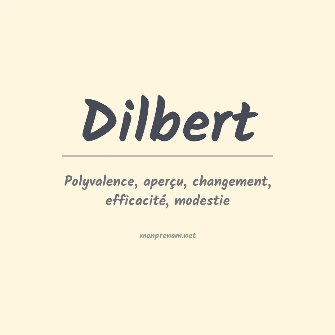 Prénom Dilbert