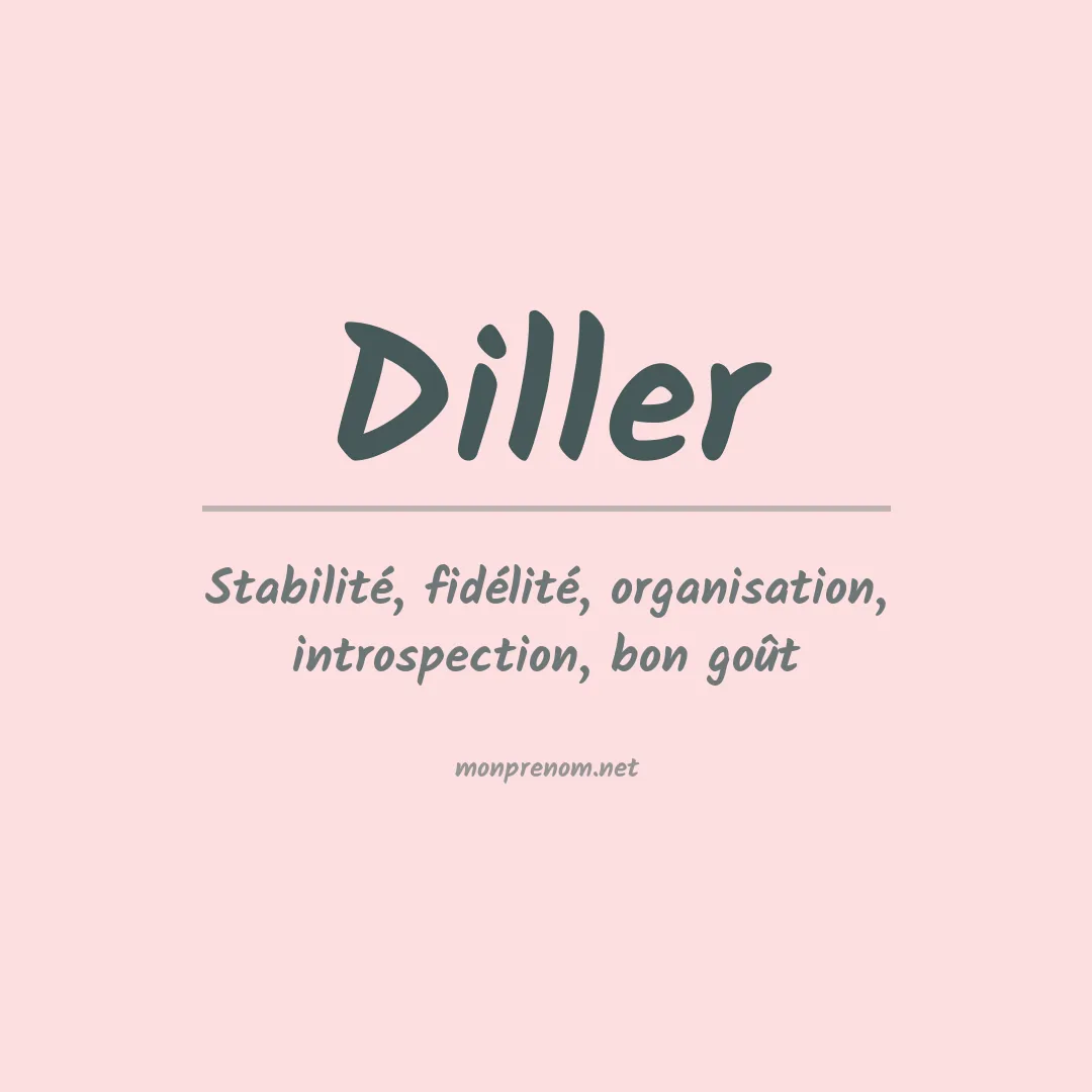 Prénom Diller
