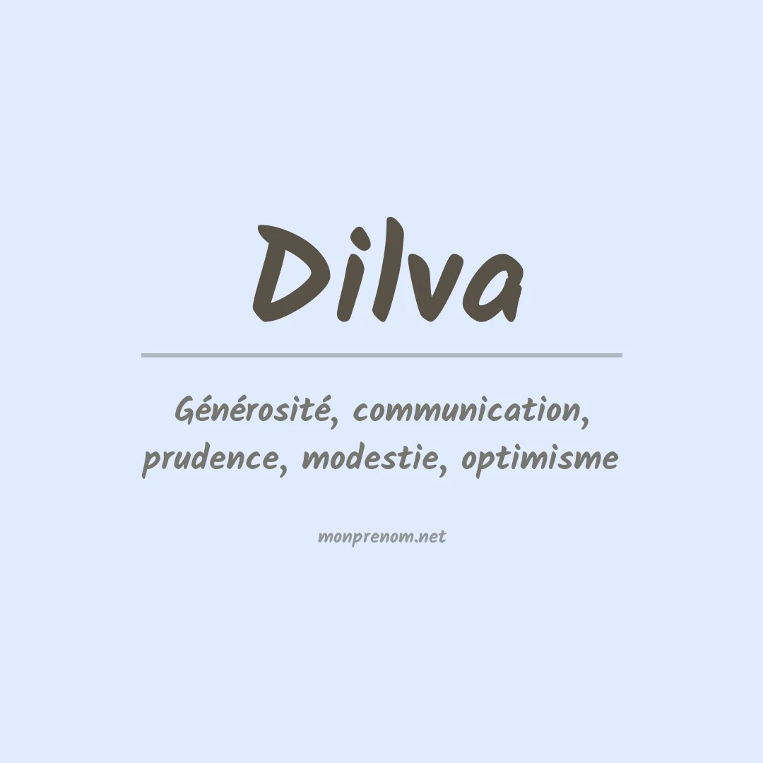 Prénom Dilva