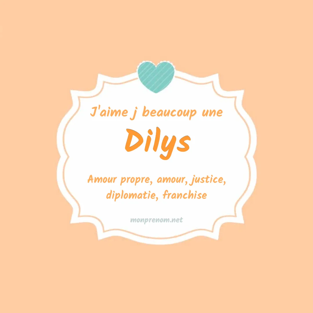 J'aime beaucoup Dilys