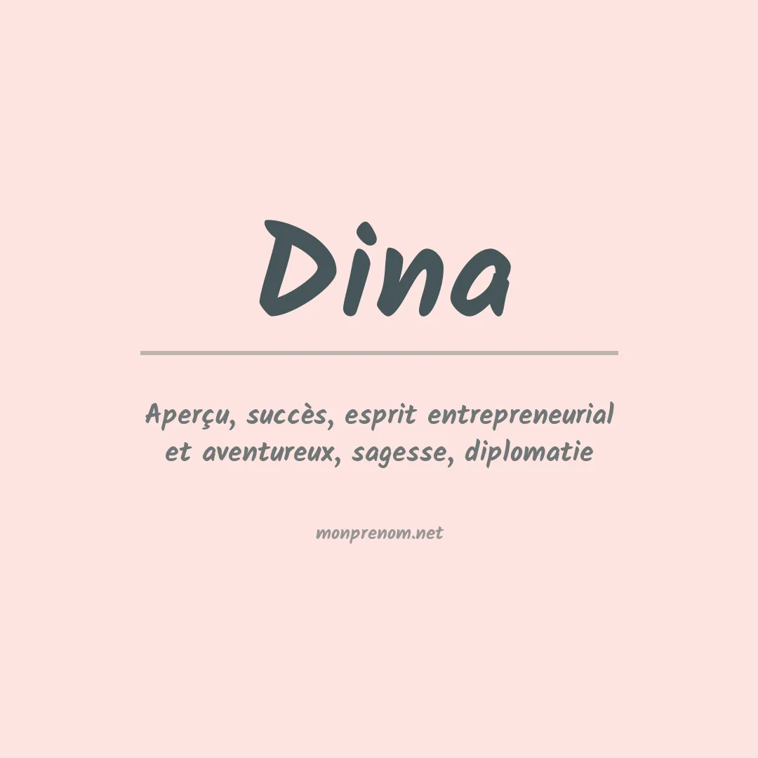 Prénom Dina