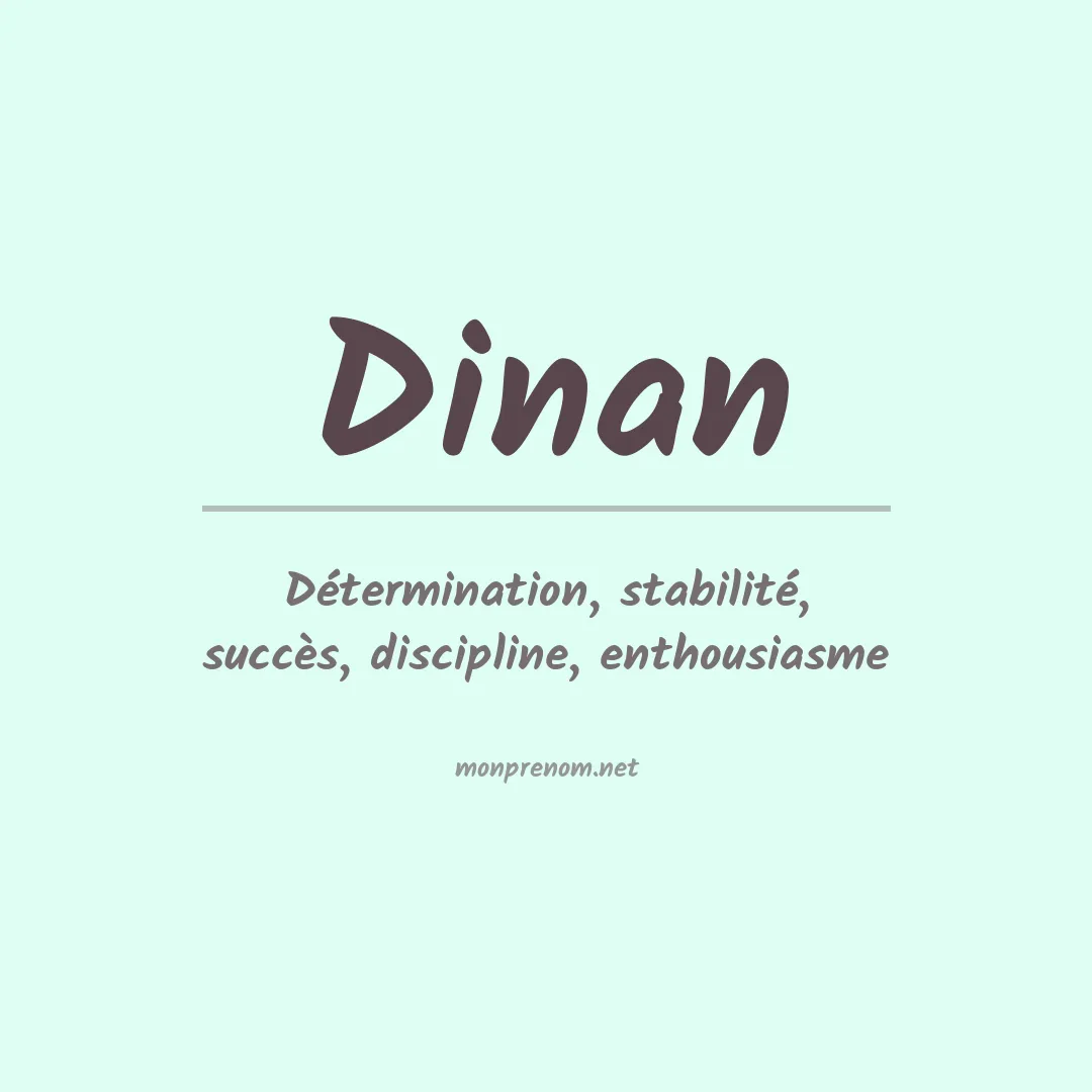 Prénom Dinan