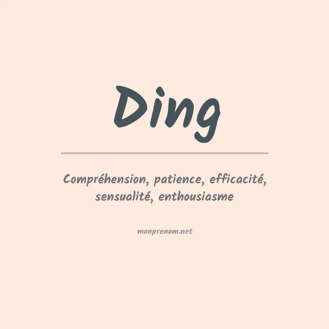 Prénom Ding