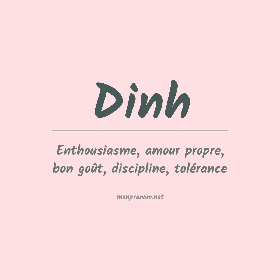 Prénom Dinh